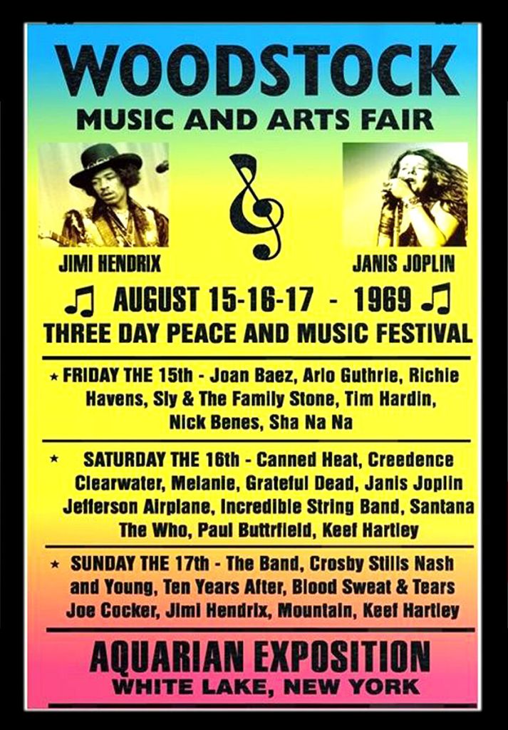 Line-up for Woodtsock